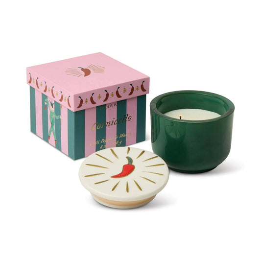 Cornicello chili pepper and mango scented candle