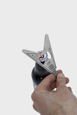 Heavy metal guitar bottle opener