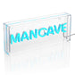 Man Cave Blue Neon Sign