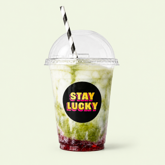 Stay Lucky Matcha Latte    COME TASTE FOR YOURSELF