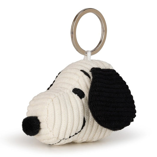 Snoopy corduroy keyring