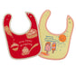 Baby bibs - tiny little dumpling & meltdown 2 pack