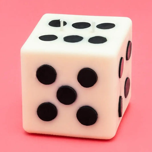 Monopoly x Flamingo Black & White Dice Candle