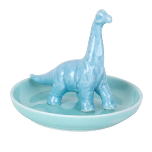 Blue dinosaur jewellery holder