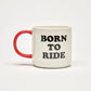 Peanuts Snoopy "Born to ride" mug