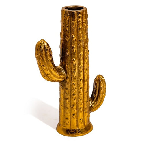 Gold Cactus Stem Vase