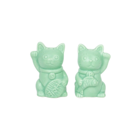 Lucky cat salt & pepper shakers
