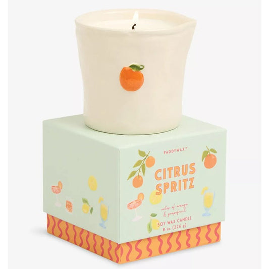 Bistro Candle Ceramic - Citrus Spritz