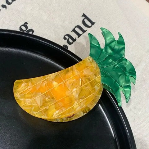 Claw clip - pineapple