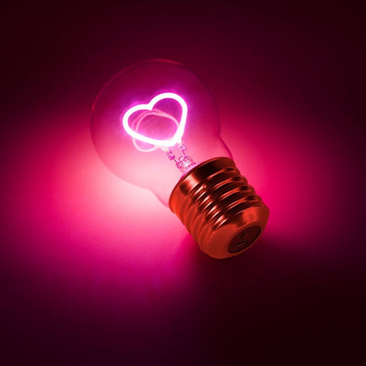 Heart cordless lightbulb