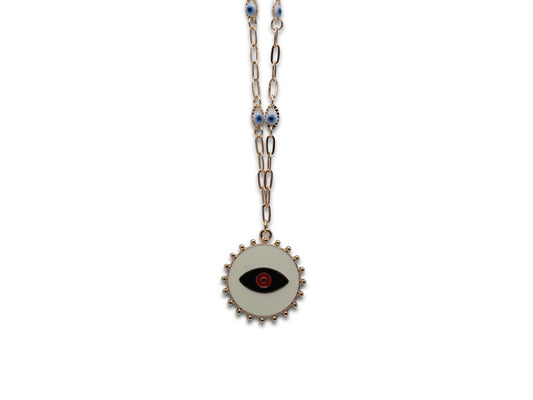 Sirma 'evil eye' necklace