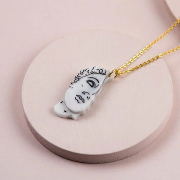 Kate Rowland Greek sculpture Necklace
