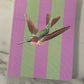 Striped Hummingbird Paperback Notebook (A6)