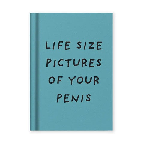 Life size pictures of your penis mini notebook