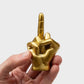 Screw you small gesture middle finger