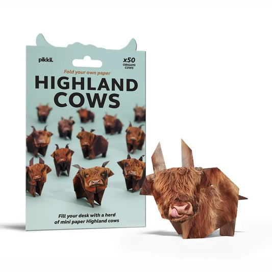 Paper Highland Cows