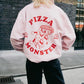 Pizza Monster Sweatshirt Size L