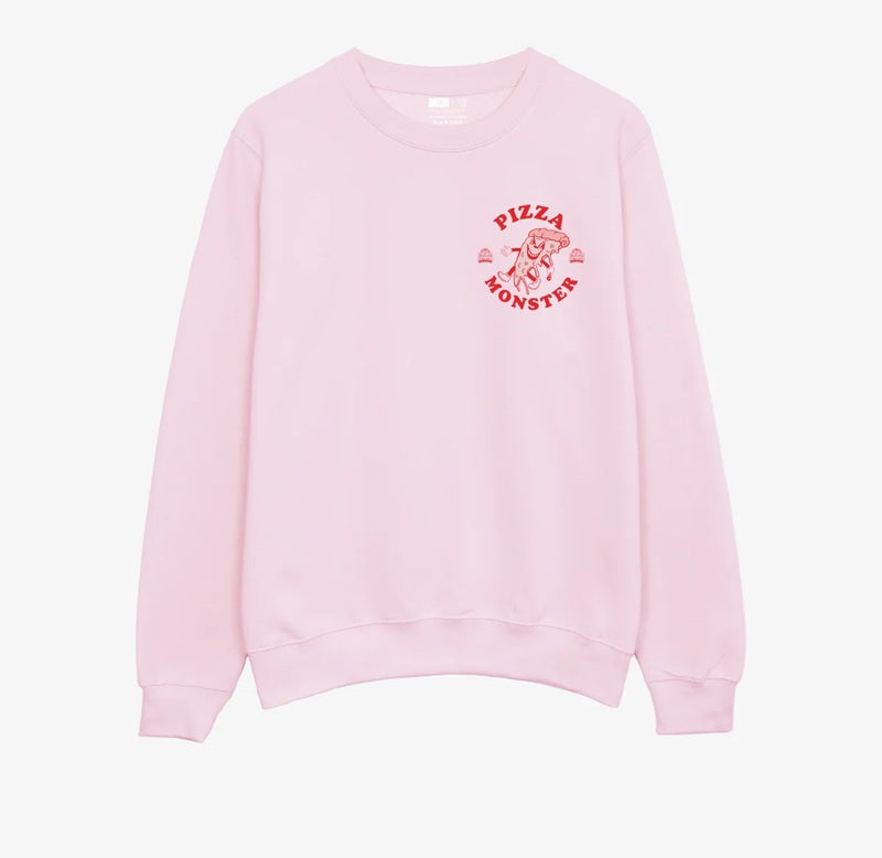 Pizza Monster Sweatshirt Size L
