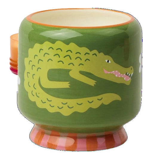 Prickly pear scented ceramic candle