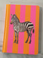 Striped zebra notebook